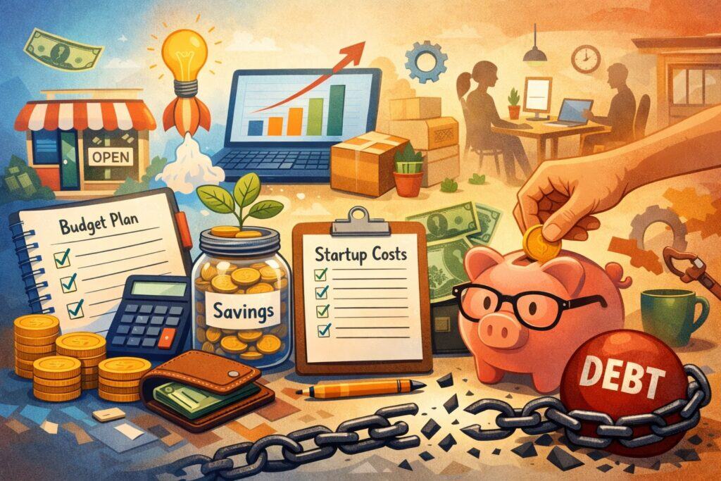 Budgeting and startup costs without getting trapped by debt