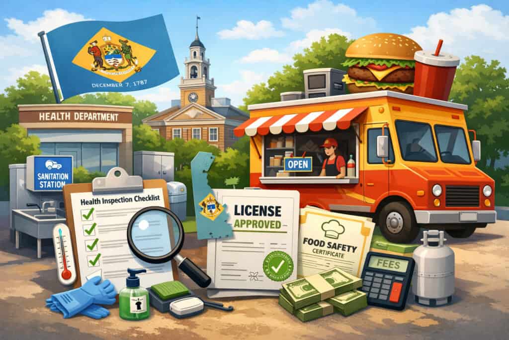Delaware public health licensing: the core of food truck permit requirements in Delaware