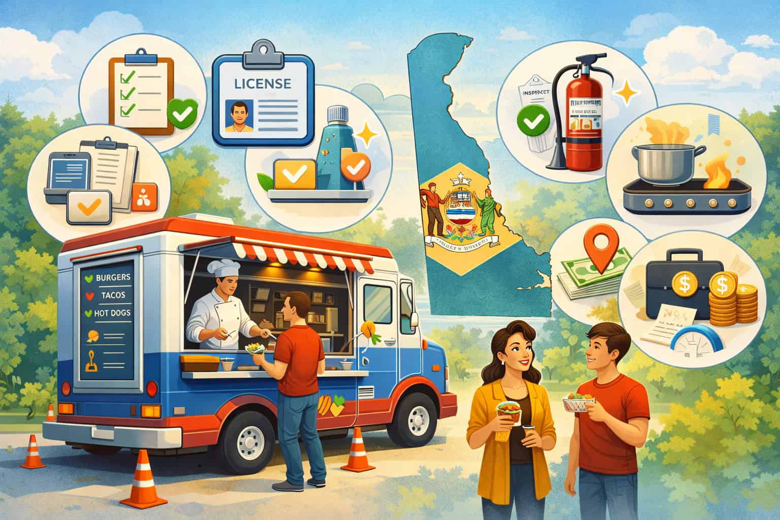 Food Truck Permit Requirements in Delaware (Latest 2026 Guide)