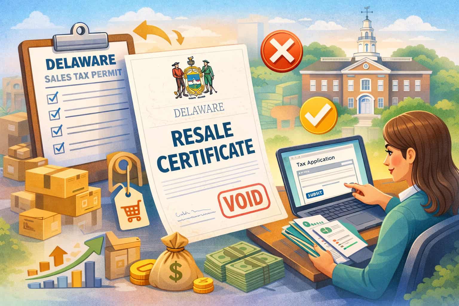 How to Apply for a Delaware Resale Certificate (What Delaware Really Issues, and What to Do Instead)