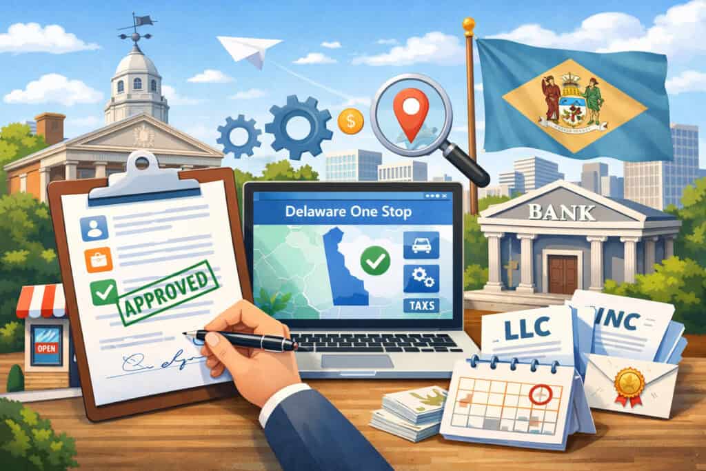 Step 2: Register Your Business and Set Up Delaware One Stop