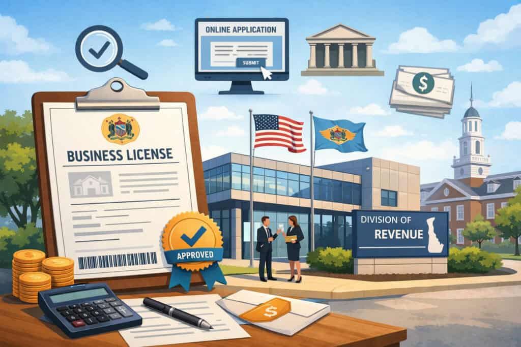 Step 3: Get the Delaware Business License Through the Division of Revenue