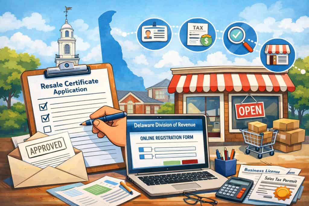 Step-by-Step: The Closest Thing to “Applying” for a Delaware Resale Certificate (Registration & Licensing)