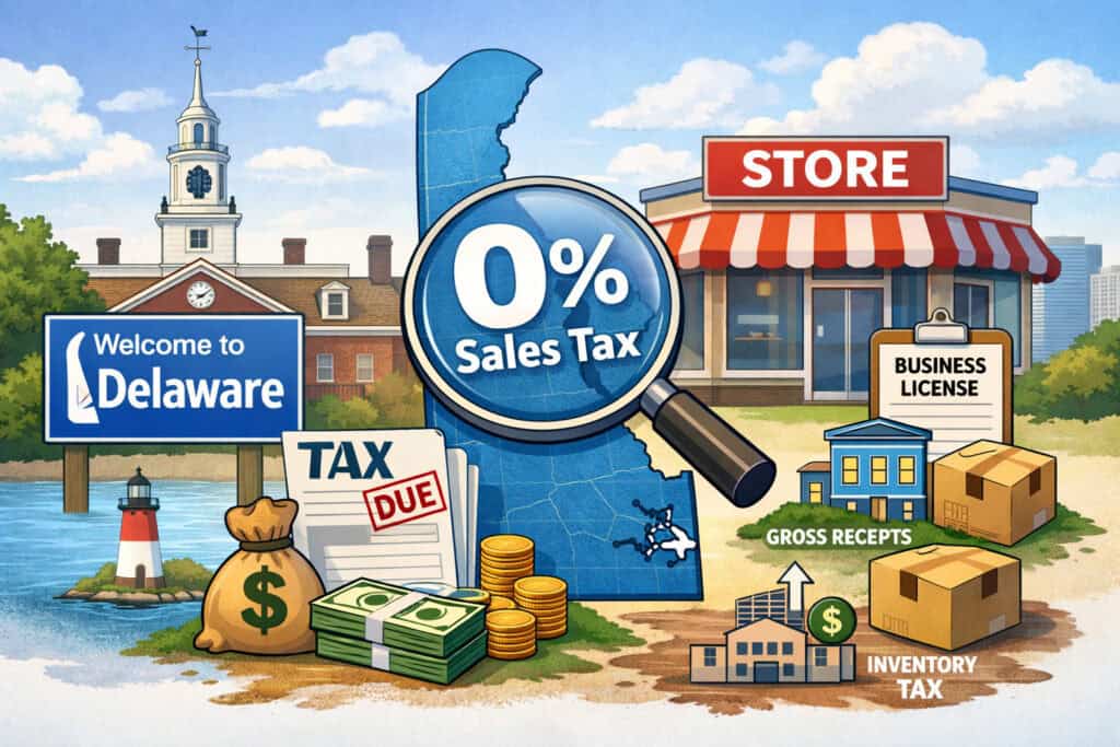 Understanding “Delaware Sales Tax”: Why the Rate Is 0% but Retailers Still Owe Taxes