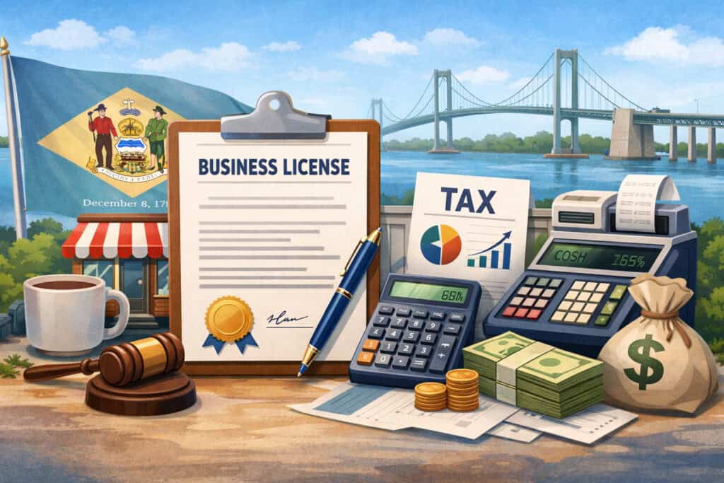 What Delaware Actually Requires: Business License + Gross Receipts Tax Basics