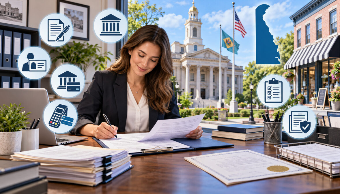 Registering a Trade Name in Delaware: The County Filing Most New Businesses Do Wrong, and What Banks and Processors Ask to See
