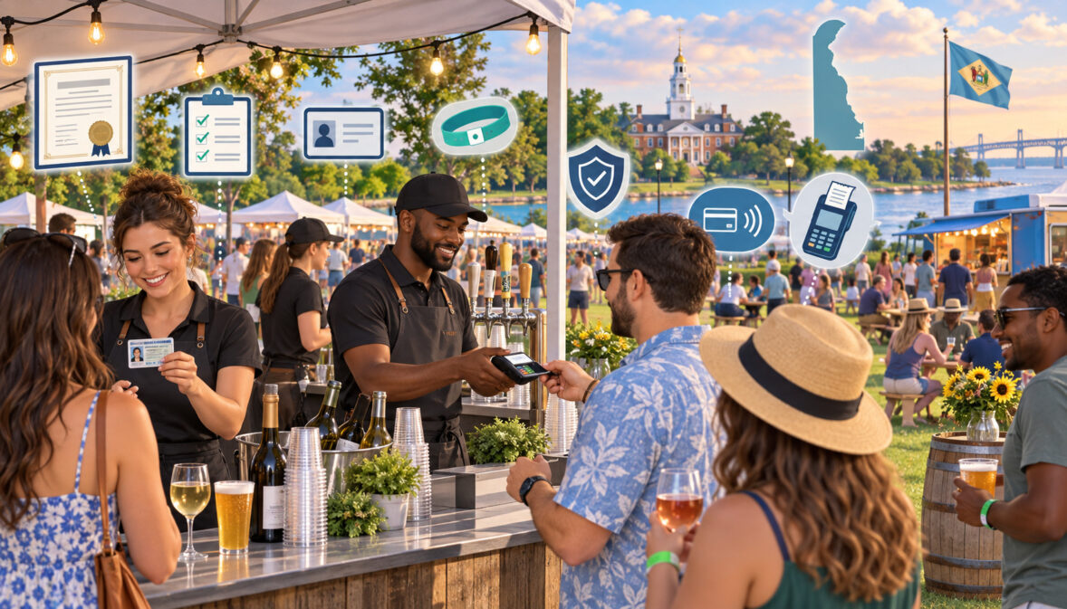 Serving Alcohol at a Delaware Festival or Pop-Up: Gathering Licenses, Who Can Pour, and Taking Payments in a Field